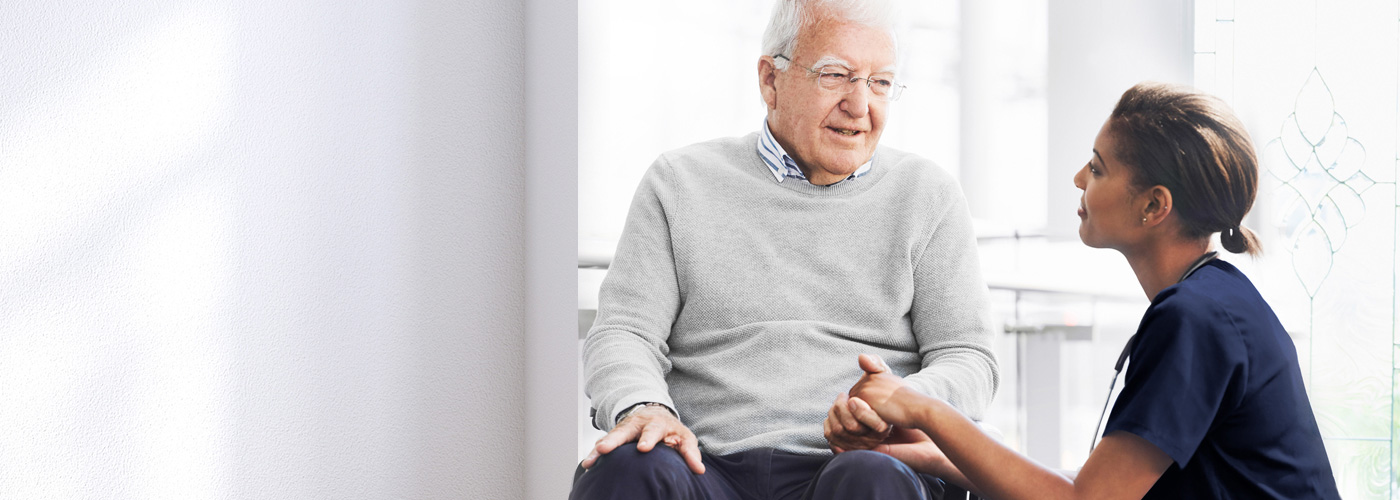 a man sitting in a chair